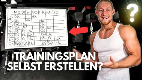 Trainingsplan Selbst Erstellen Darauf Musst Du Achten Muskelaufbau