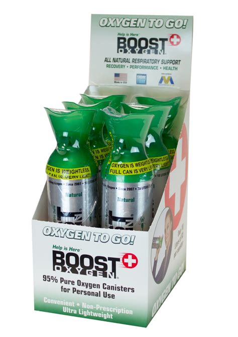 Boost Oxygen Respiratory Support Natural 5 L Responsive Respiratory