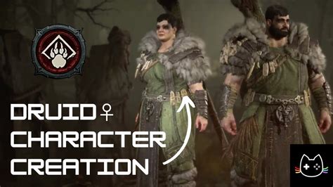 Diablo IV Female Druid Character Creation YouTube