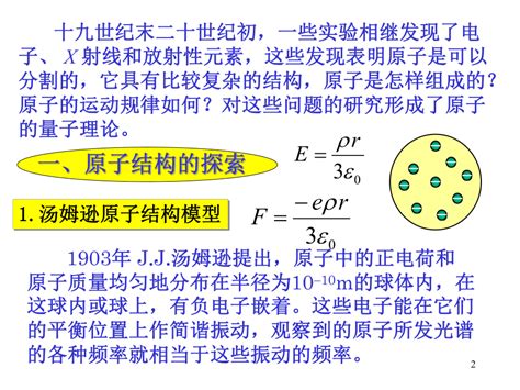 大学物理（下）：2波尔的氢原子模型