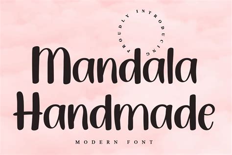 Mandala Handmade Font By Abbasalam · Creative Fabrica