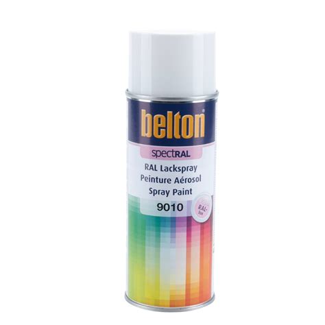 Köp Belton Sprayfärg Vit blank RAL 9010 400 ml Verktygsboden