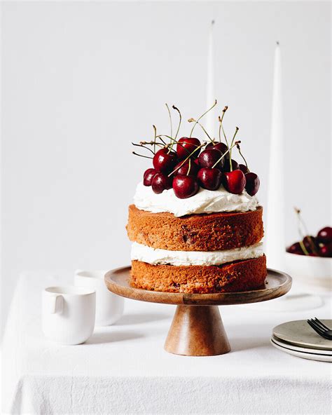 Naked Cake With Vanilla Mascarpone Cream License Image