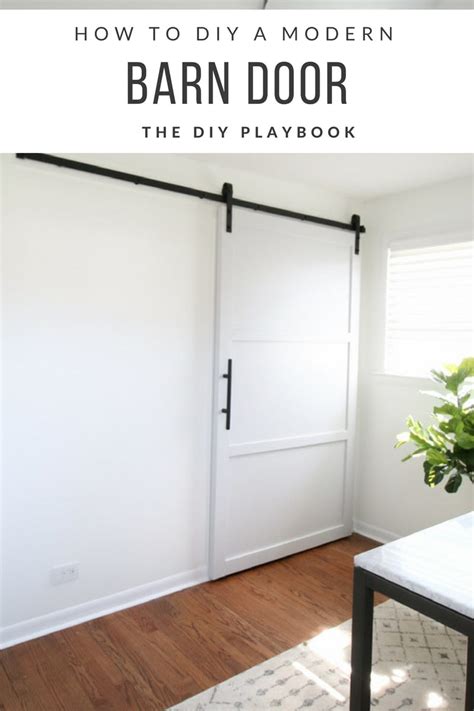 How To Hang A Barn Door In Your Home Diy Diy Playbook