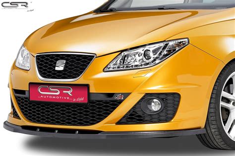 Splitter Front Lip Spoiler Front Bumper For Seat Ibiza 6j 06 12 Fr