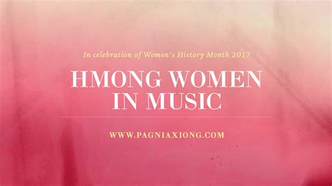 Hmong Women in Music — PAGNIA XIONG