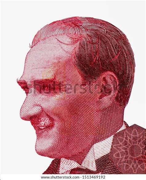 President Mustafa Kemal Ataturk Portrait Stock Photo