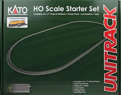 Kato Starter Set GE C44-9W Union Pacific HO Scale Model Train Set #302010