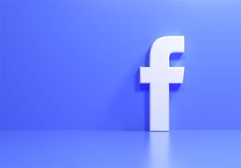 Logotipo De Facebook D Sobre Fondo Azul Aplicaci N De Redes Sociales