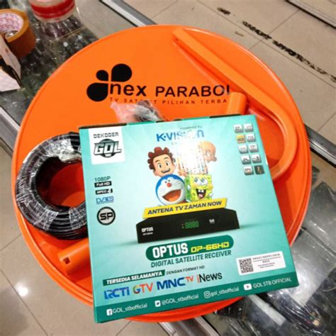 Jual Parabola Mini K VISION OPTUS GARDINER LENGKAP Shopee Indonesia