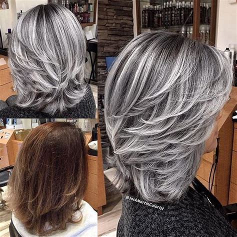 Going Silver In 2020 Frosted Hair Gray Hair Highlights Silver Hair Color