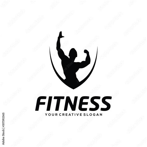 Fitness And Gym Logo Vector Stock Vektor Adobe Stock