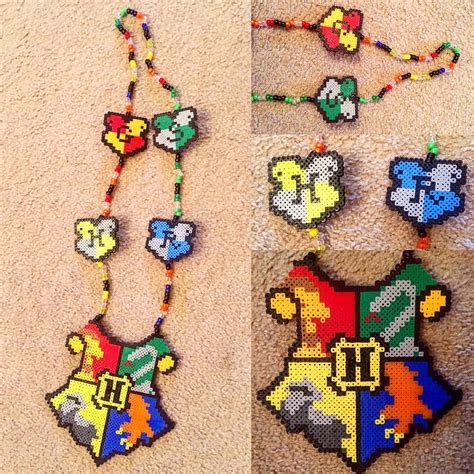 Harry Potter Set Perler Beads By Whiskeydreaming Diy Perler Beads