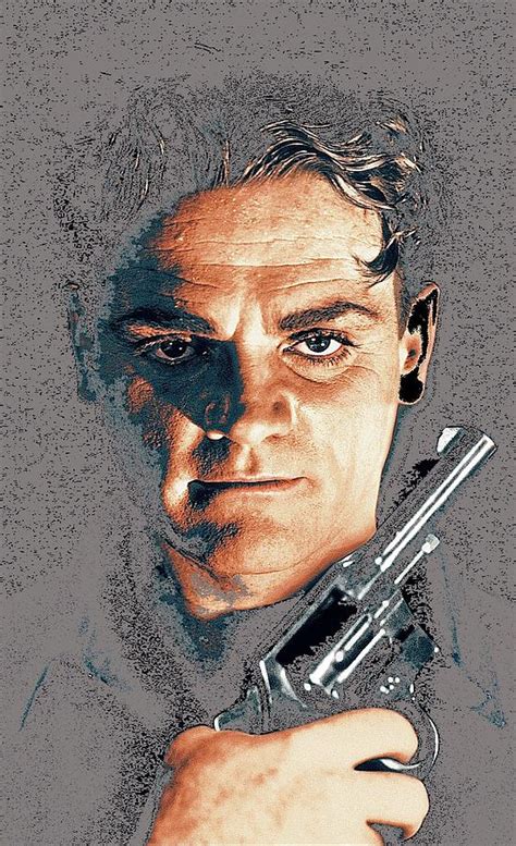 Close Up James Cagney As Gangster Rocky Sullivan In Angels With Dirty