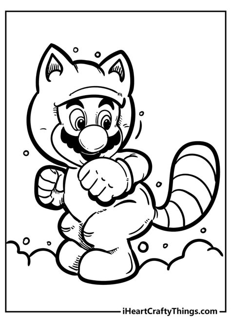 Mario Bros For Coloring Free Printable Templates