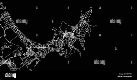 Urban Vector City Map Of Buzios Brazil Stock Vector Image And Art Alamy