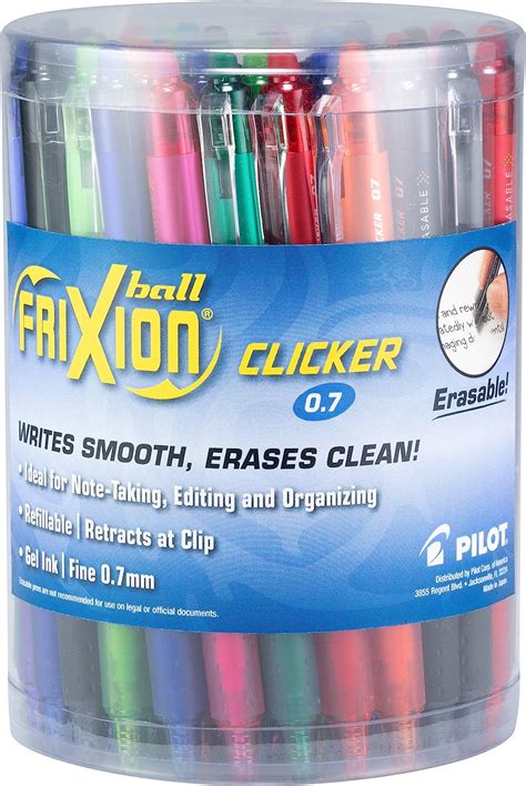 Amazon Pilot Frixion Clicker Erasable Gel Pens Bold Point Mm