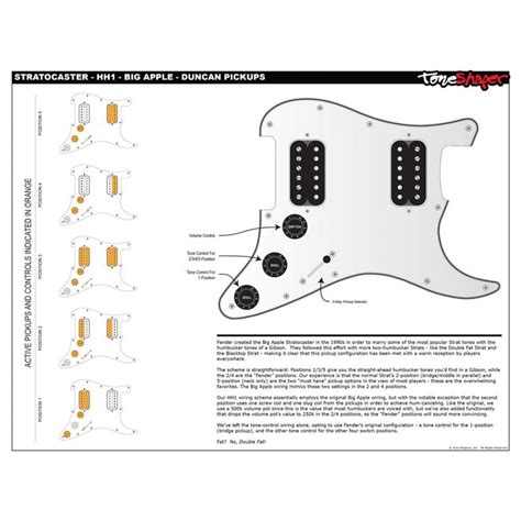 Toneshapers Wiring Diagram Fender Stratocaster St Hh1 Duncan 01