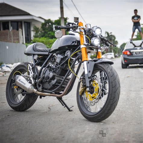 Modifikasi Motor Scorpio Cafe Racer Reviewmotors Co