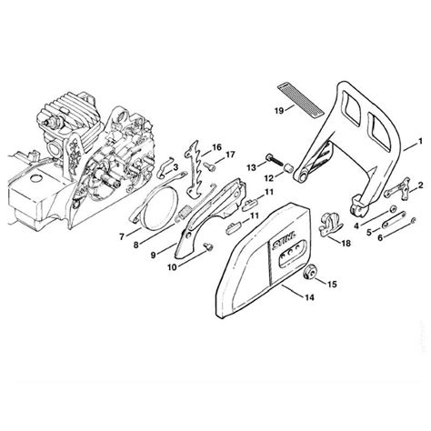 Illustrated Diagram Of Stihl Chainsaw Parts