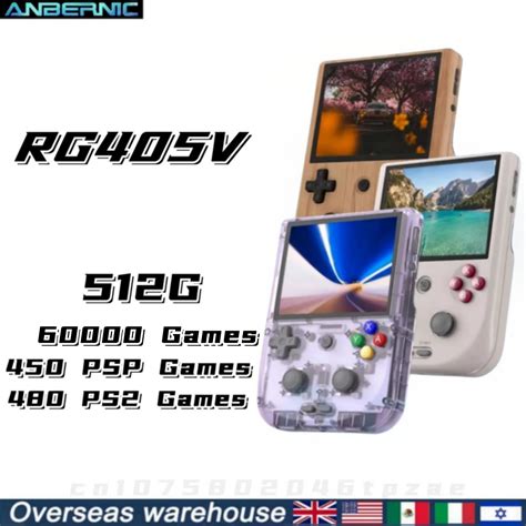 ANBERNIC RG405V Portable Retro Handheld Game Console PSP PS2 Player