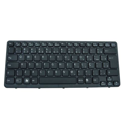 Teclado Para Notebook Sony Vaio Vpc VPC CA3SFX R Preto ABNT2 No Shoptime