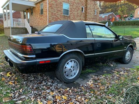 Chrysler Lebaron Premium Convertible Turbo L Turbo I Classic