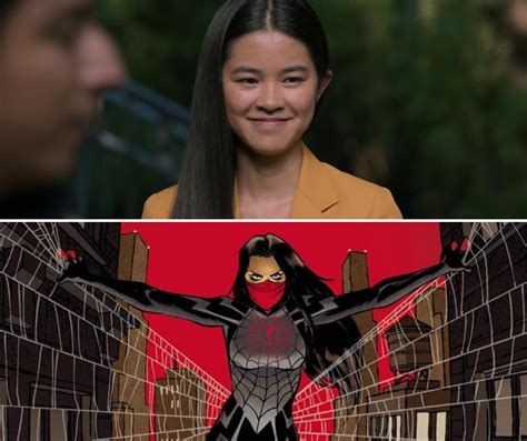 In Spider Man Homecoming 2017 Tiffany Espensen Is Credited As Cindy This Is A Reference