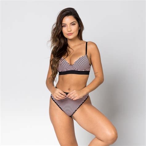 Calcinha Fio Poliamida Listras C S Largo Rosa Bb Ilumine Lingerie