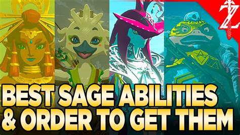 All Sage Abilities Best Order To Get Them In Tears Of The Kingdom Hot