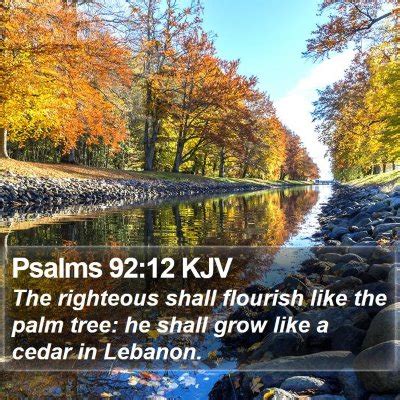 Psalms 92 Scripture Images - Psalms Chapter 92 KJV Bible Verse Pictures