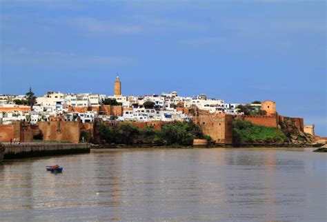 Rabat Morocco River and Medina Stock Photo - Image of entrance, islam ...