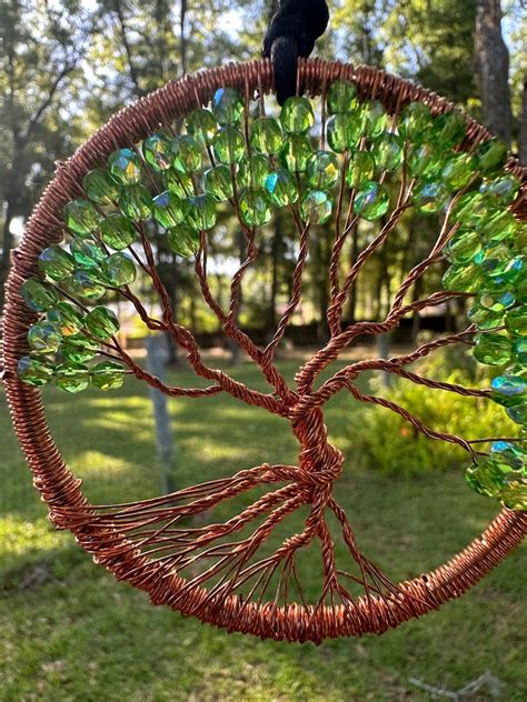 Inch Handmade Copper Wire Tree Of Life One Of A Kind