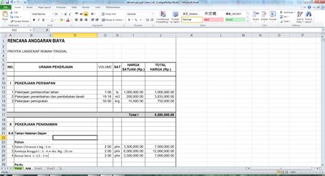 Contoh Rencana Anggaran Biaya Beinyu Hot Sex Picture