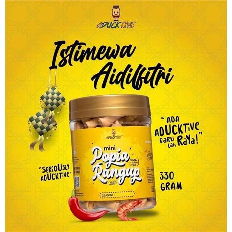 Raya Promotion Aductive Salted Egg Cornflakespopiamaruku Food