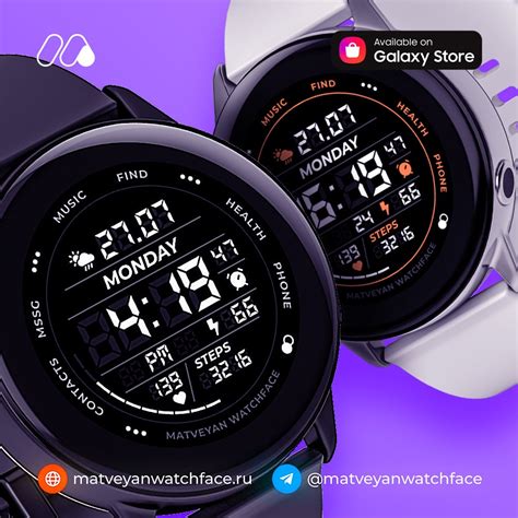 My New Watch Face Matveyan Lcd Black 🚀 Buy Now Rgalaxywatchactive2