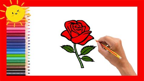 Como Dibujar Una Rosa Paso A Paso Facil Dibujos Faciles De Hacer