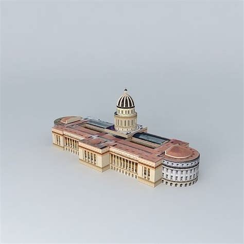 Capitol Of Havana Havana Cuba Free 3d Model Cgtrader