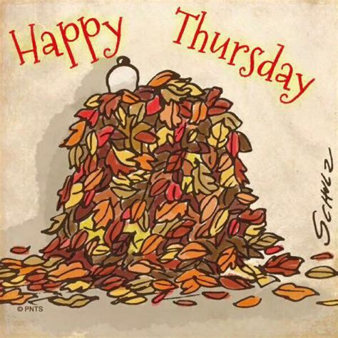 Autumn Snoopy Happy Thursday Quote Pictures Photos And Images For