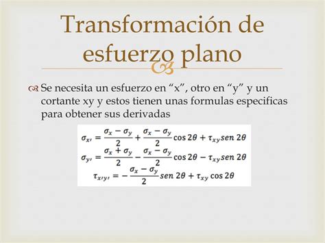 Ppt Capitulo Transformaciones De Esfuerzos Y Deformaciones