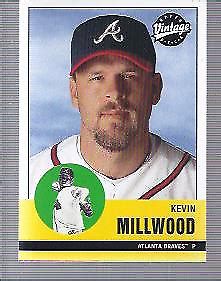 Upper Deck Vintage Atlanta Braves Baseball Card Kevin