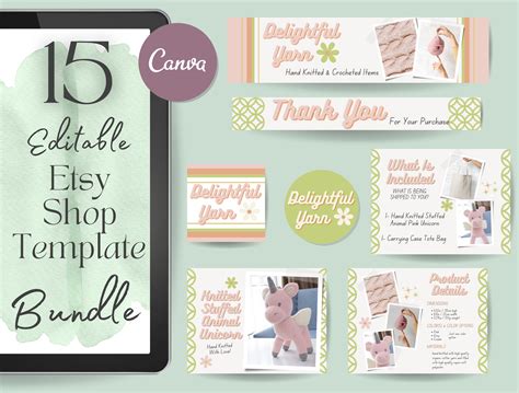 Etsy Shop Banner Etsy Shop Starter Kit Etsy Shop Template Etsy