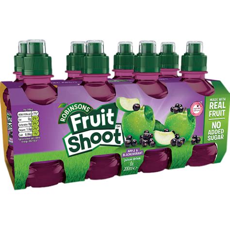 Robinsons Fruit Shoot Apple And Blackcurrant Juice Drink 8 X 200ml £2