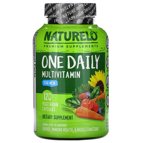 NATURELO One Daily Multivitamin For Men 120 Vegetarian Capsules IHerb