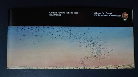 Official Nps Brochure Carlsbad Caverns National Park Information Map