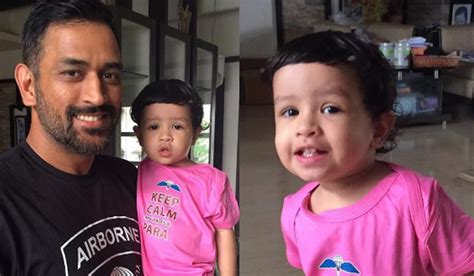 MS Dhoni Cute Moments With Daughter Ziva