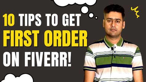 How To Get First ORDER On Fiverr Fiverr Tips For Beginners YouTube