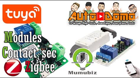 Module Contact Sec Zigbee Sous Tuya Youtube