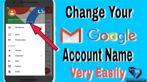 How To Change Gmail Id Name Change Your Google Account Name Gmail