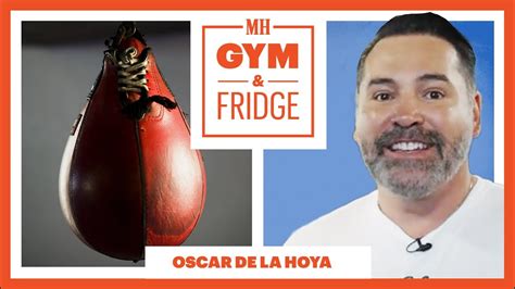 Boxing Legend Oscar De La Hoya Shows Off His Gym Fridge Gym